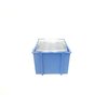 Quantum Storage Tip Out Bin Blue 2-13/16In X 3In X 2-3/8In Tool Box 9PK QTB409BL